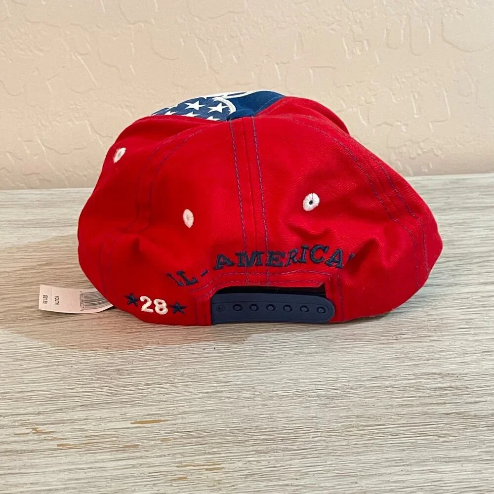 New Disney Parks Hat Cap Youth All American Mickey Mouse Red White Blue Unisex